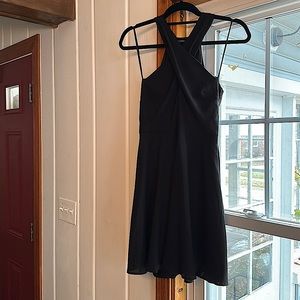 Express black cocktail dress